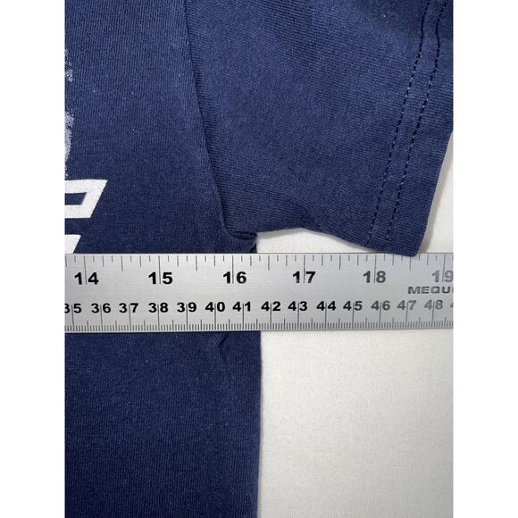 NASCAR 42 Shirt Mens Small Navy Blue Racing American Flag Tee T-Shirt Stock Car - Picture 4 of 5